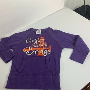 Tipsy Infant Toddler Sz 1 2 Purple Long Sleeve Gol